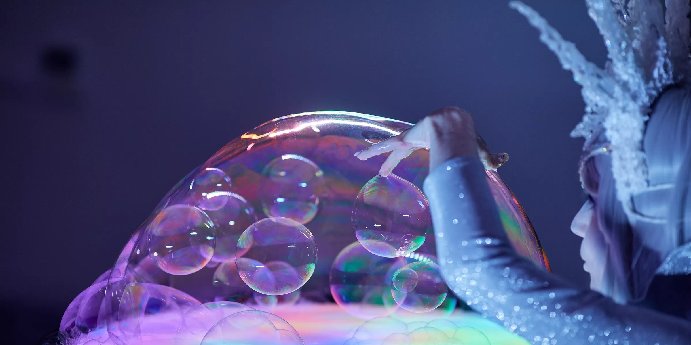Шоу мыльных пузырей на детский праздник фото 4